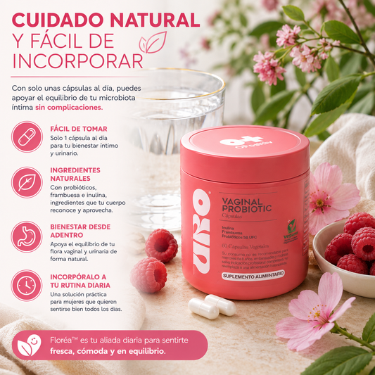 ✨ Floréa™ | Probiótico Vaginal y Urinario 5B UFC ✨