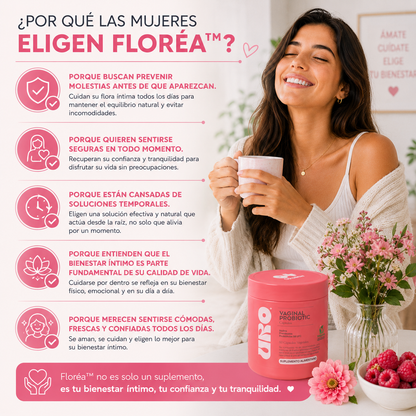 ✨ Floréa™ | Probiótico Vaginal y Urinario 5B UFC ✨