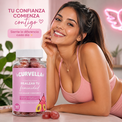 ✨ Curvella™ , Gomitas Premium para Curvas Femeninas ✨