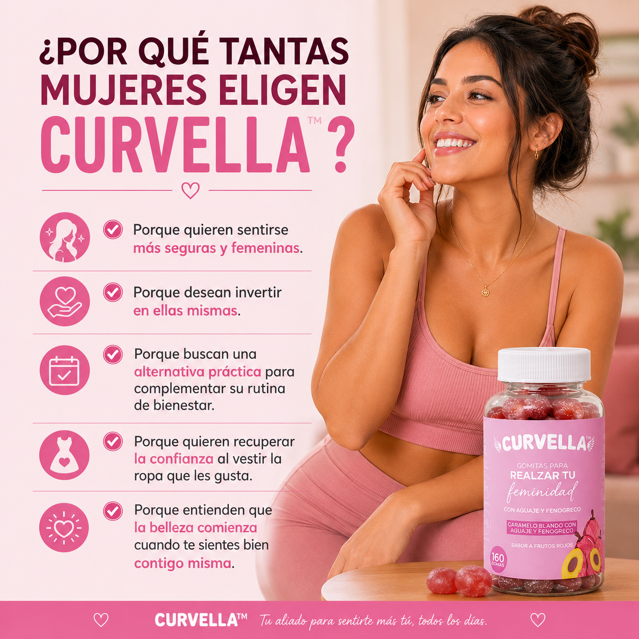 ✨ Curvella™ , Gomitas Premium para Curvas Femeninas ✨