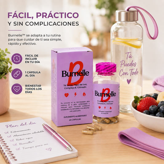 Burnelle™, Fórmula de Bienestar y Energía Natural ✨